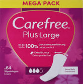 CARE FREE LINERS PLUS LARGE LIGHT SCENT 64'S