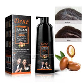DEXE HAIR COLOR SHAMPOO ARGAN SPEEDY NATURAL BLACK 420ML