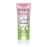 Ponds Bright Miracle Ultimate Pore Clear CLAY-BHA Facial Scrub - 100g