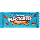 Feastables MrBeast Peanut Butter Bar Schokoladen-Tafel 10x 60g Pack of of 10 Bars 10 Slabs Box