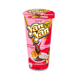 Meiji Yan Yan Strawberry Flavour and Chocolate Flavour Double Dip Biscuit Snack - 44g