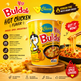 Samyang Buldak Cheese Hot Chicken Flavor Ramen Cup – Korean Spicy Cheese Noodles (70g)