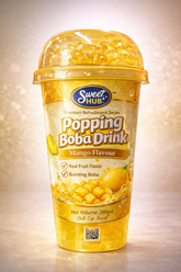 Sweet Hub Popping Boba Drink Mango Flavor 280ml