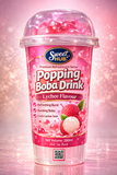 Sweet Hub Poping Boba Drink Lychee Flavour 280ml
