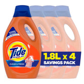 Tide Liquid Laundry Detergent Gel Clean & Fresh 1.8L