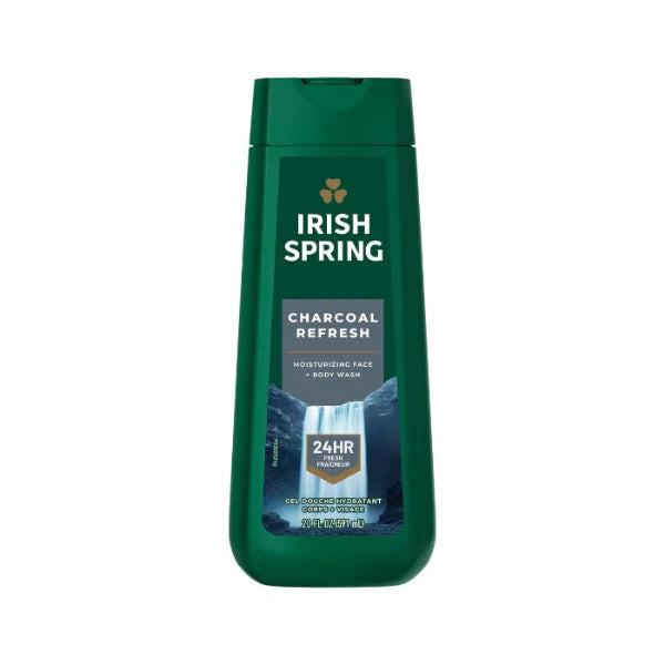 Irish Spring Charcoal Refresh Moisturizing Body Wash 591ml