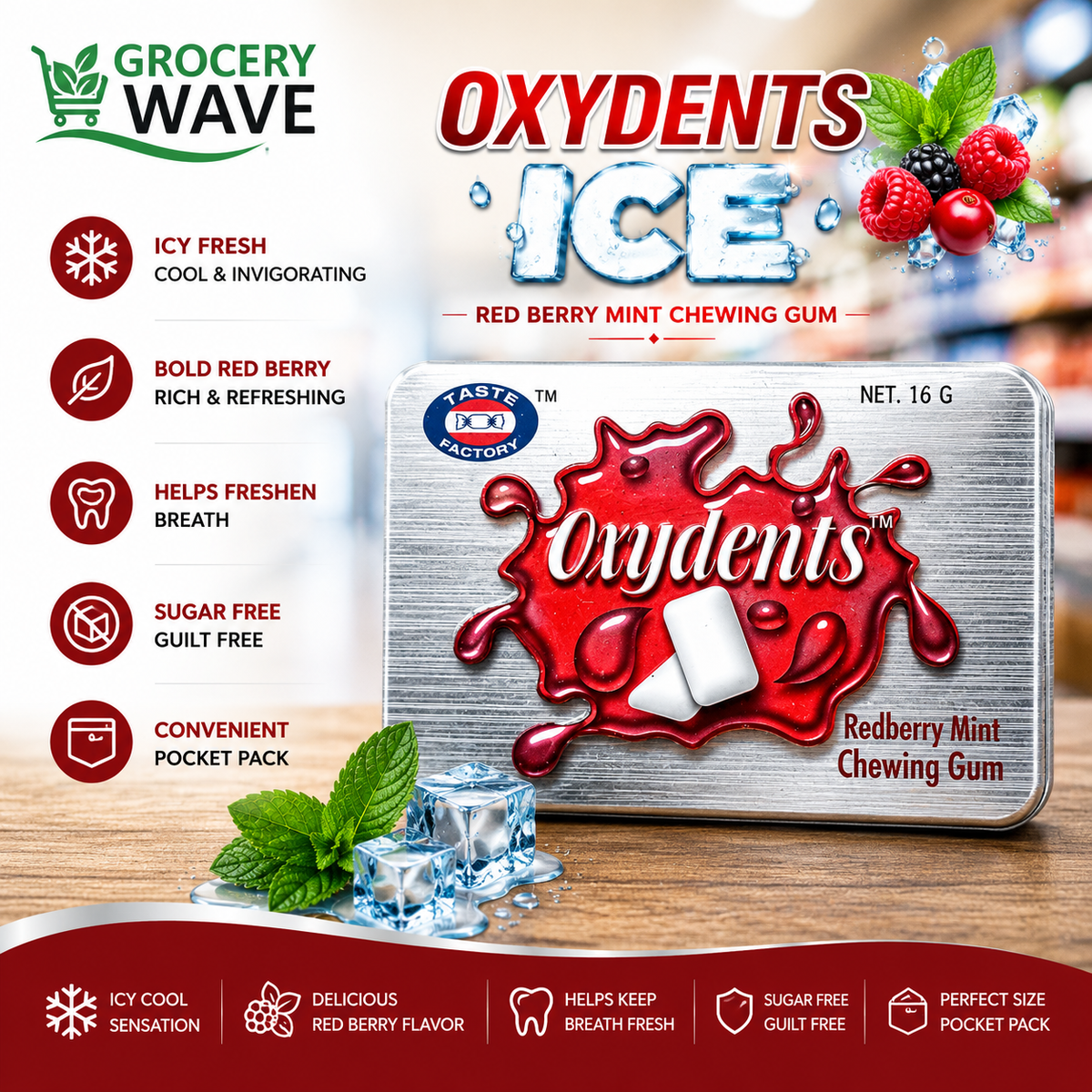 OXYDENTS CHEWING GUM