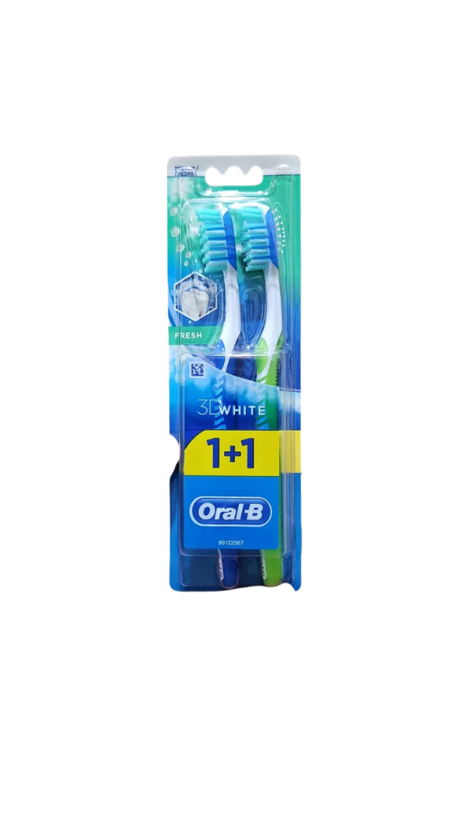 ORAL-B 1+1 FRESH GREEN TOOTH BRUSH