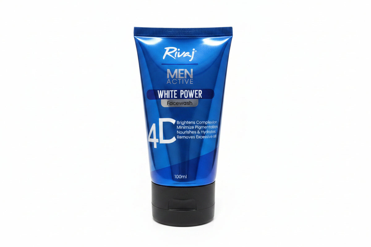Rivaj Men Active White Power Face Wash 100ml