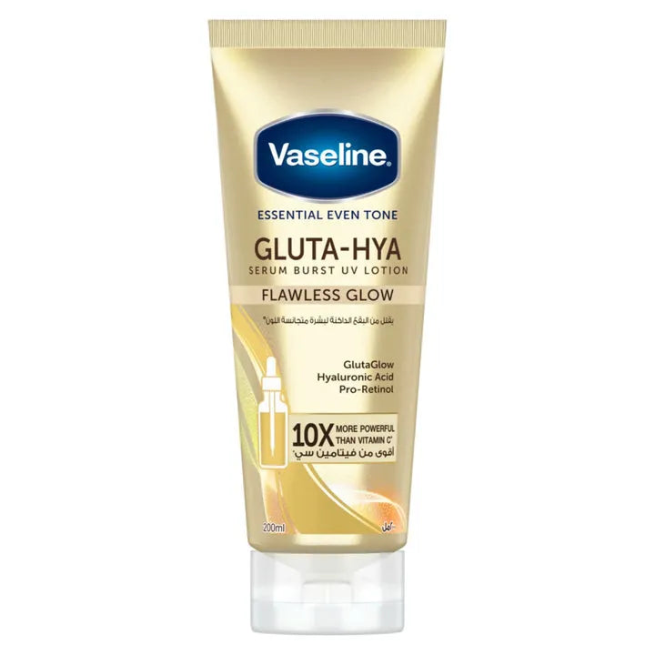 VASELINE GLUTA-HYA SERUM BURST LOTION FLAWLESS BRIGHT 200ML