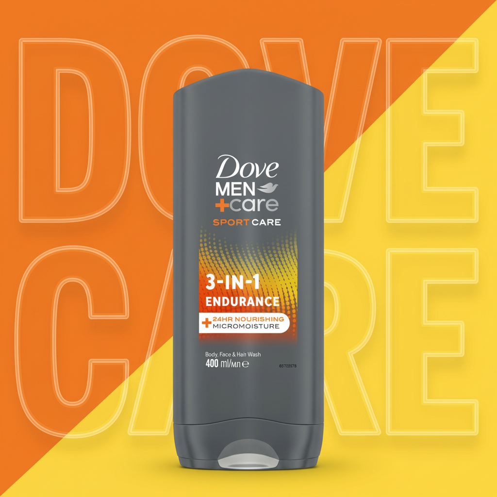 Dove Men Sports Care Endurance Face, Body & Hair Wash 400ml