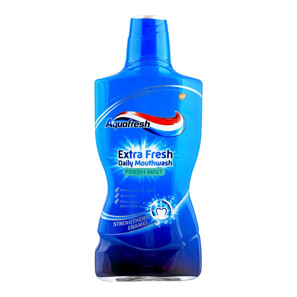 AQUAFRESH MOUTH WASH FRESH MINT 500ML