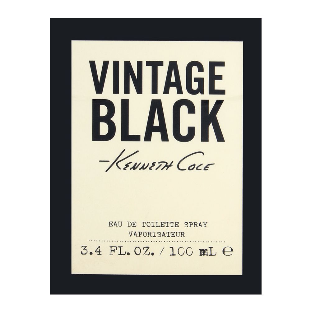 KENNETH COLE VINTAGE BLACK EDT 100ML