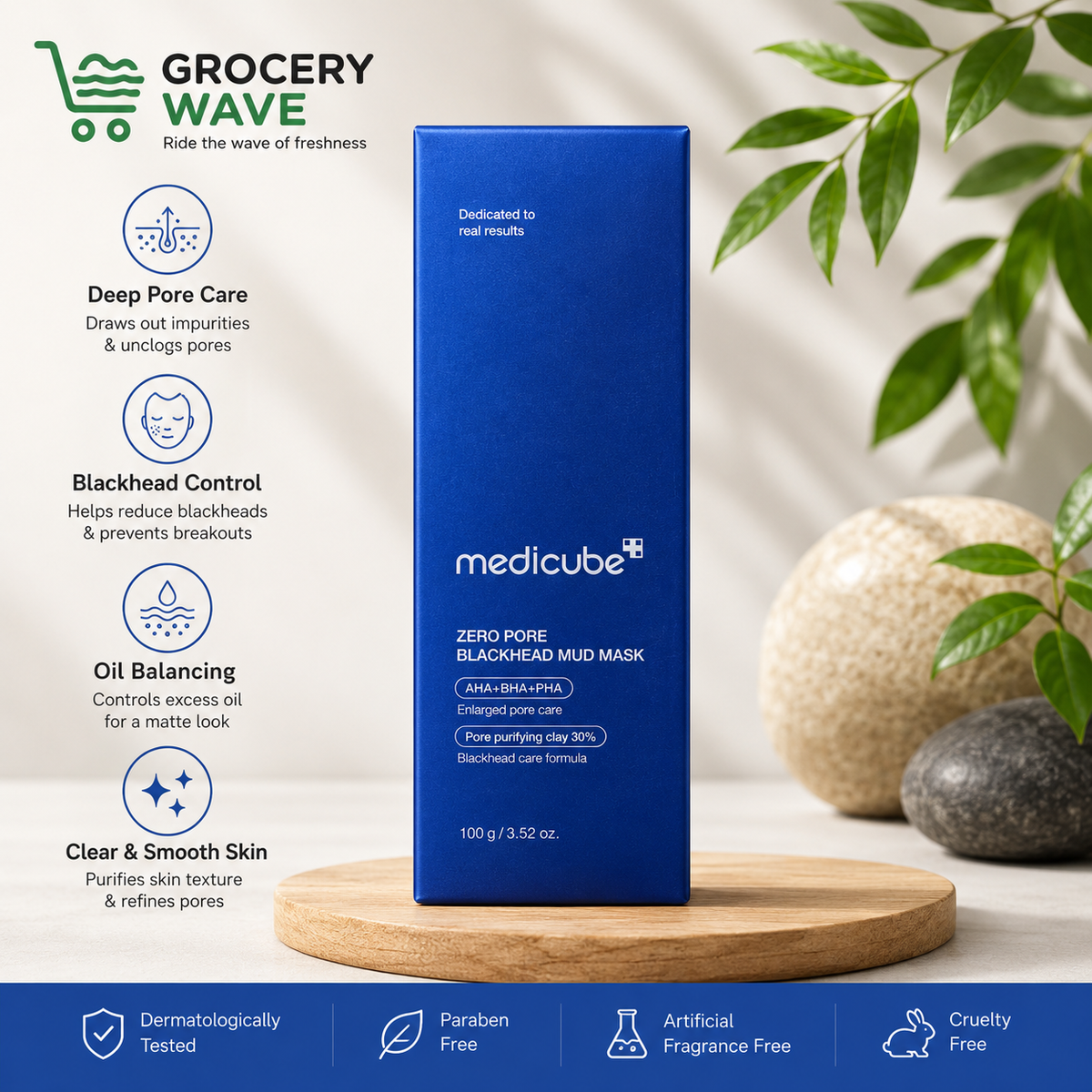 Medicube - Zero Pore Blackhead Mud Mask 100g