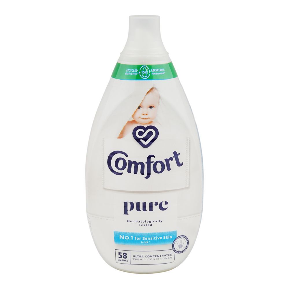 COMFORT FABRIC CONDITIONER PURE WHITE 870ML