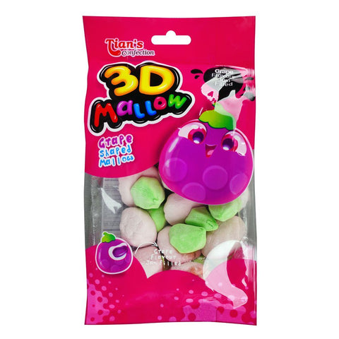 Tian's 3D Grape Shaped Mallow 100g