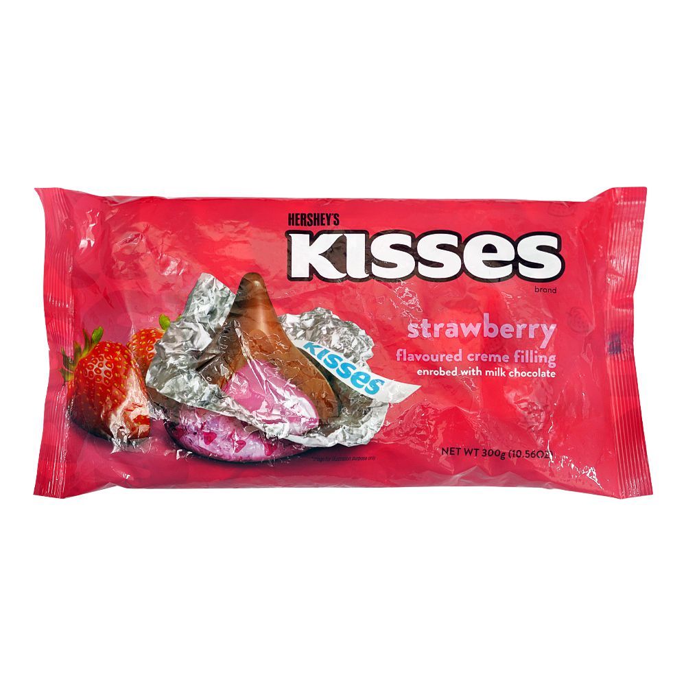 HERSHEYS KISSES STRAWBERRY 315GM