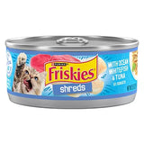Friskies Adult Ocean Whitefish and Tuna Pate Wet Cat Food, 5.5 oz. (156G)