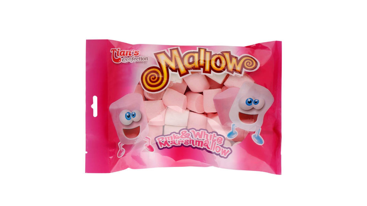 Tian's Pink And White Marshmallow Candy, 225 gm