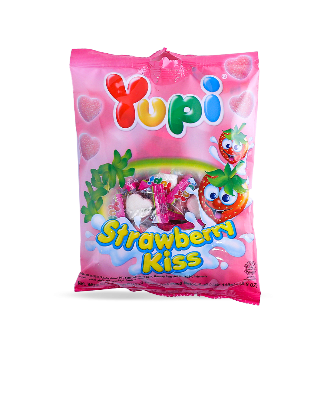 Yupi Strawberry Kiss 110g
