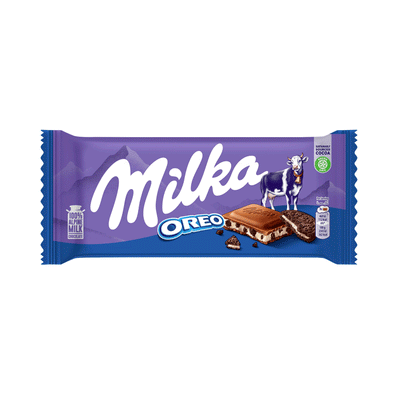 Milka Oreo Chocolate Bar 90g
