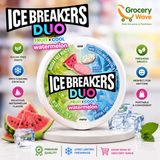 Ice Breakers Duo Fruit + Cool Watermelon Sugar Free Mints 36g