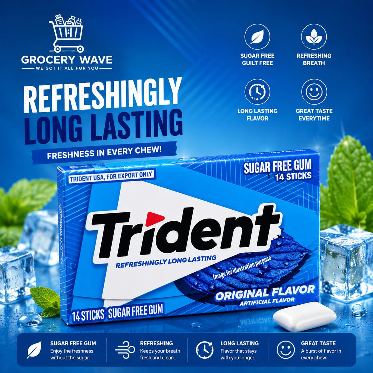 Trident Gum Original Flavour