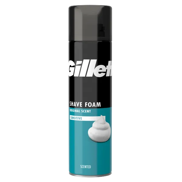 Gillette Shave Foam, For Sensitive Skin, 200ml