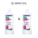 St.lves Body Lotion Softening Coconut & Orchid 621ml 1+1