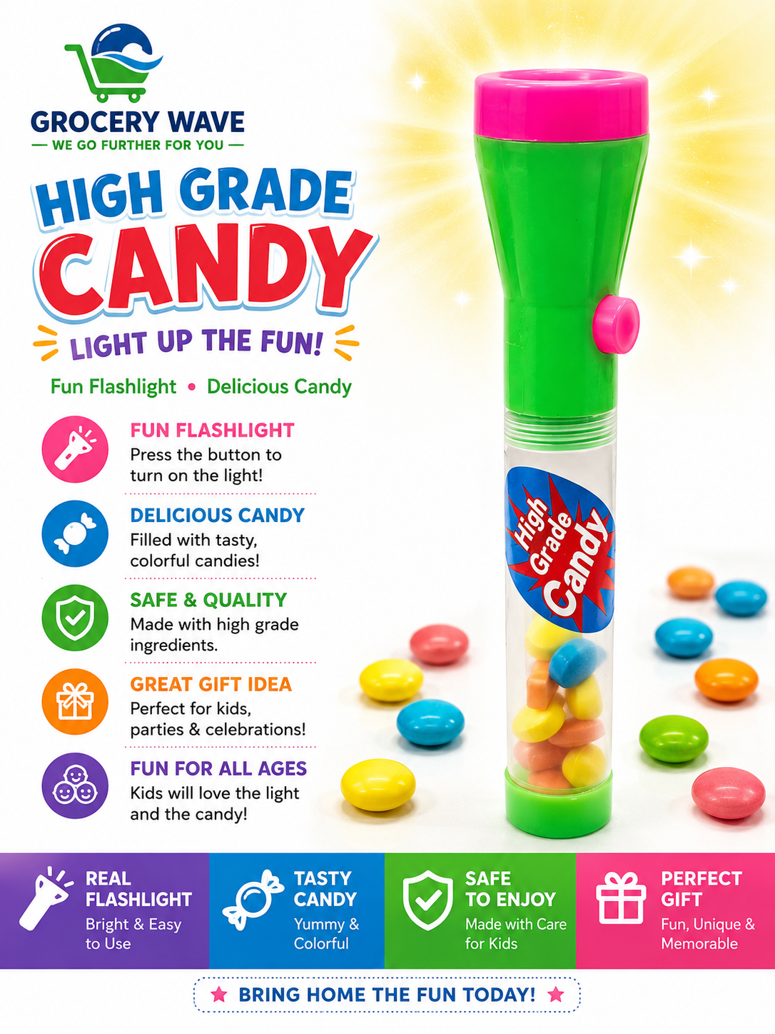 HIGH GRADE CANDY SHANDY PICTURE TORCH