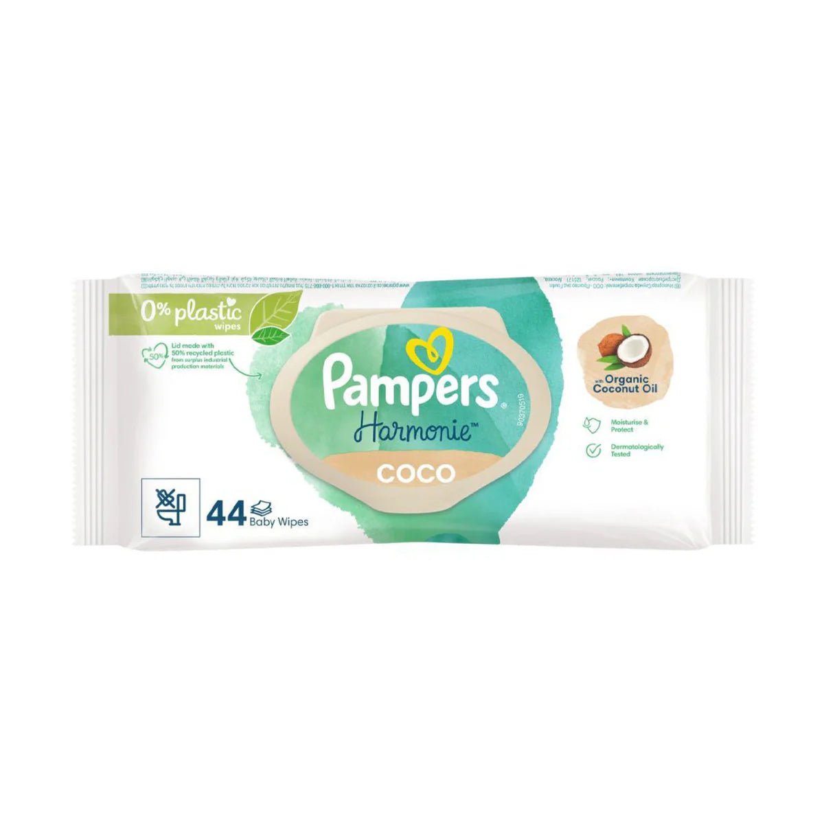 Pampers Hamonie Coco Baby Wipes, 44-Pack