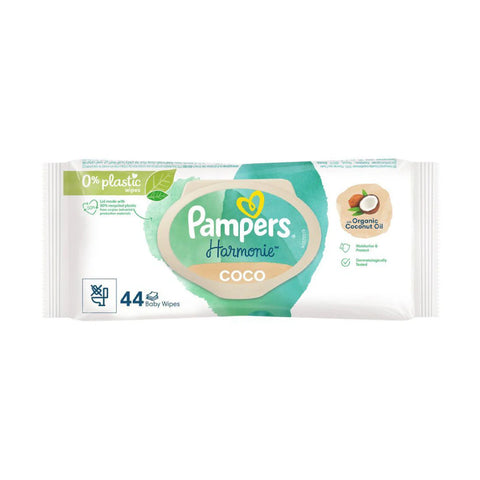 Pampers Hamonie Coco Baby Wipes, 44-Pack