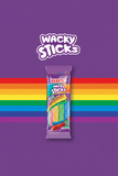 Bebeto Wacky Sticks Fizzy 75g