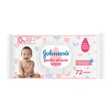 Johnson's Baby Wipes 72 Pcs