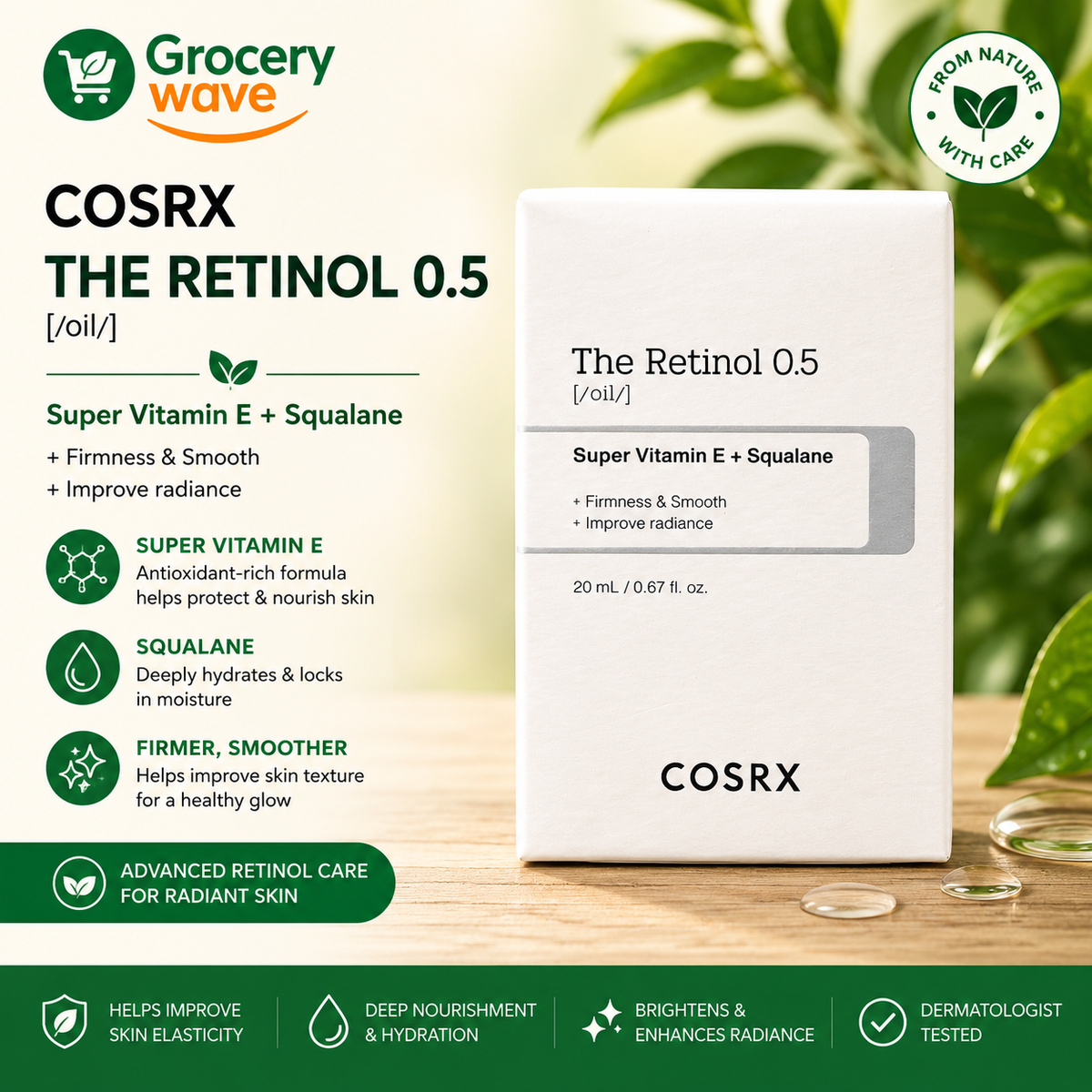 Cosrx The Retinol 0.5 Oil - 20Ml