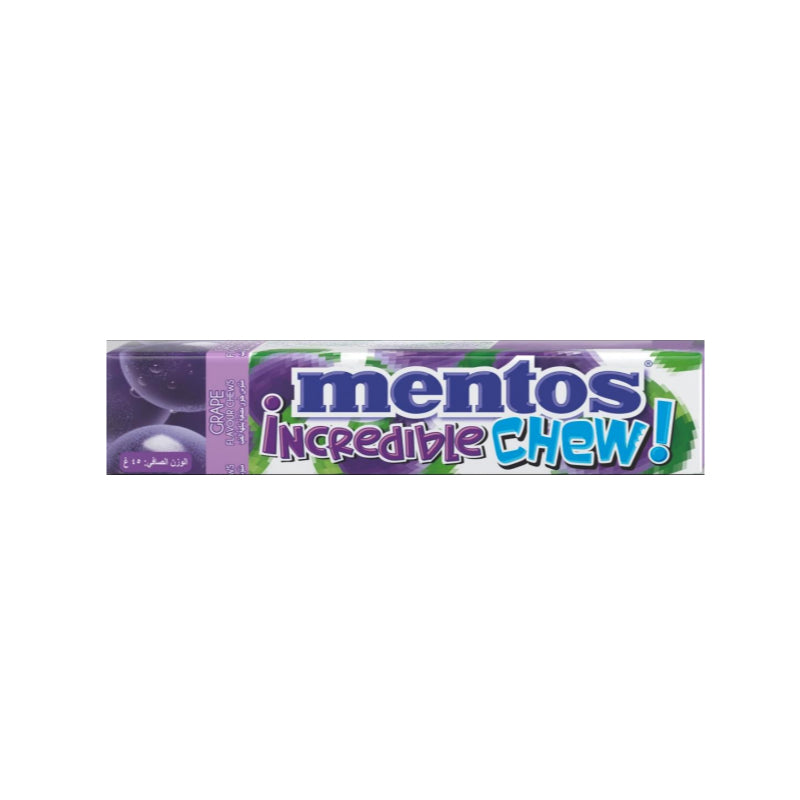 MENTOS INCREDIBLE GRAPE CHEW 45 GM