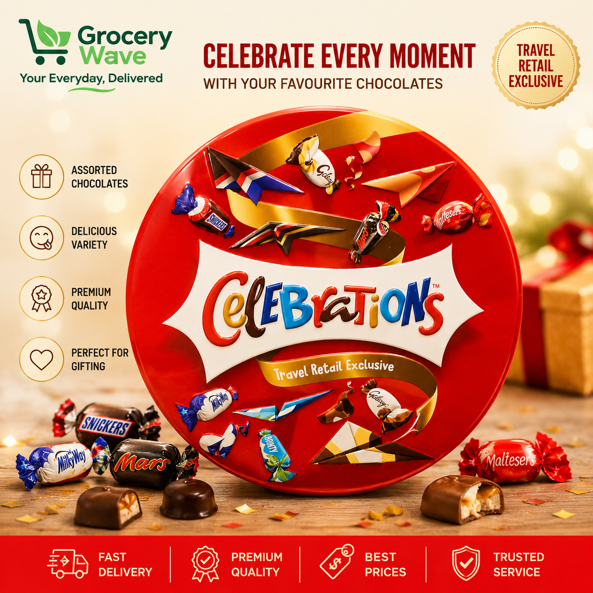 CELEBRATION MINI TIN 165G