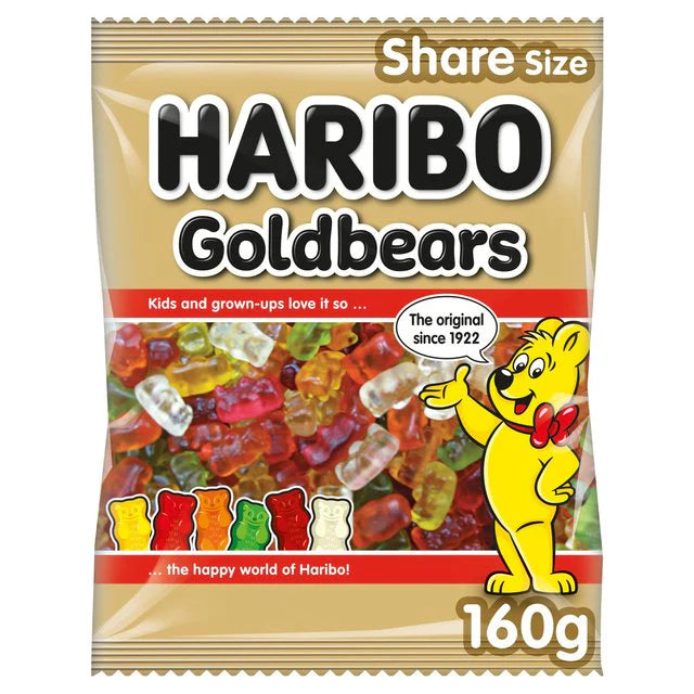 HARIBO GOLD BEARS JELLY 160GM