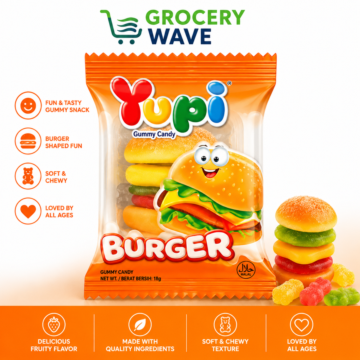 Yupi Burger Jelly