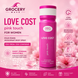 HIBA'S COLLECTION LOVE COST PINK TOUCH FOR WOMEN BODY SPRAY 200ML