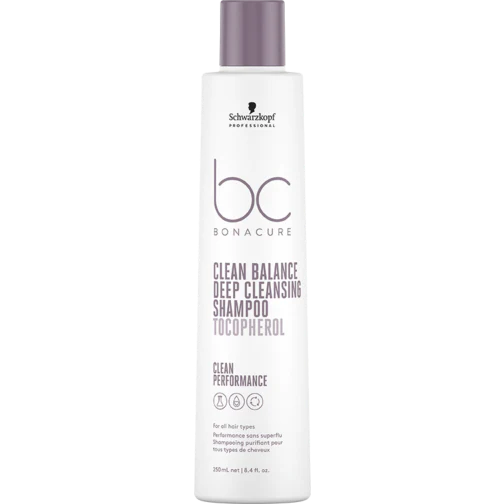 Schwarzkopf Bonacure Clean Balance Deep Cleansing shampoo tocopherol -250ml