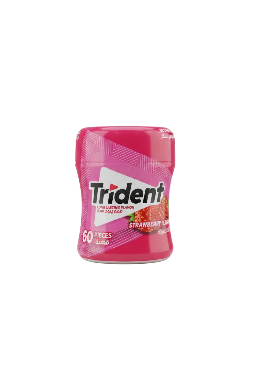 Trident Strawberry 60pc Sugar Free Chewing Gum