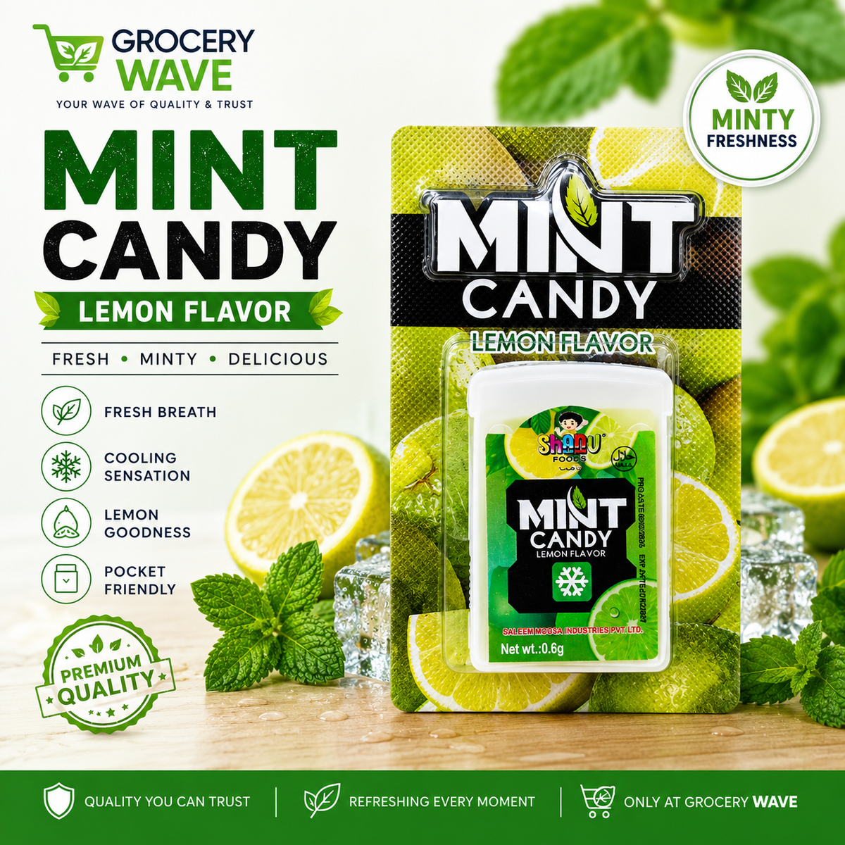 MINT CANDY MIX LEMON FLAVOR 0.6G