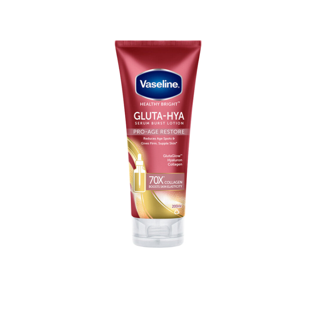 VASELINE GLUTA-HYA SERUM BURST LOTION PRO AGE RESTORE 200ML