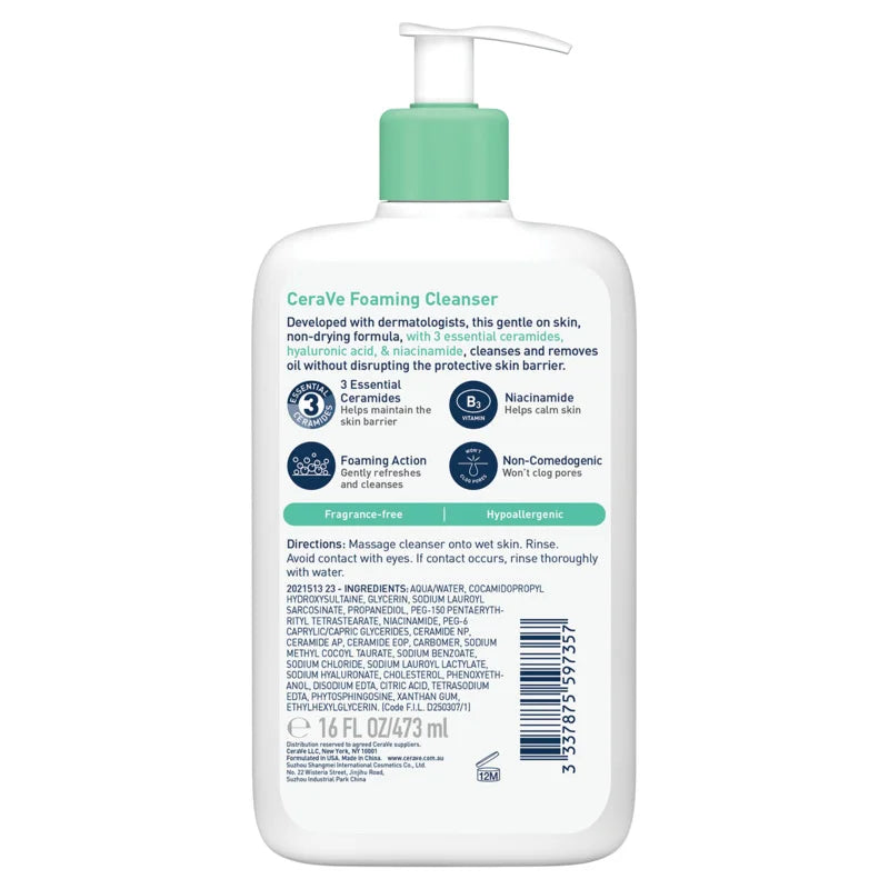 CeraVe Foaming Cleanser 473ml