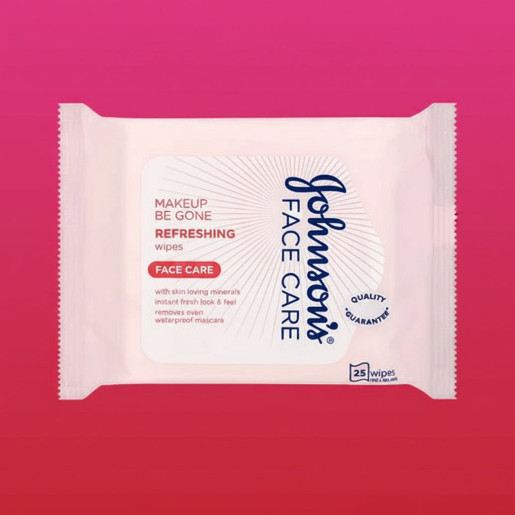 Johnsons Face Care Refreshing Normal Skin 25 Wipes