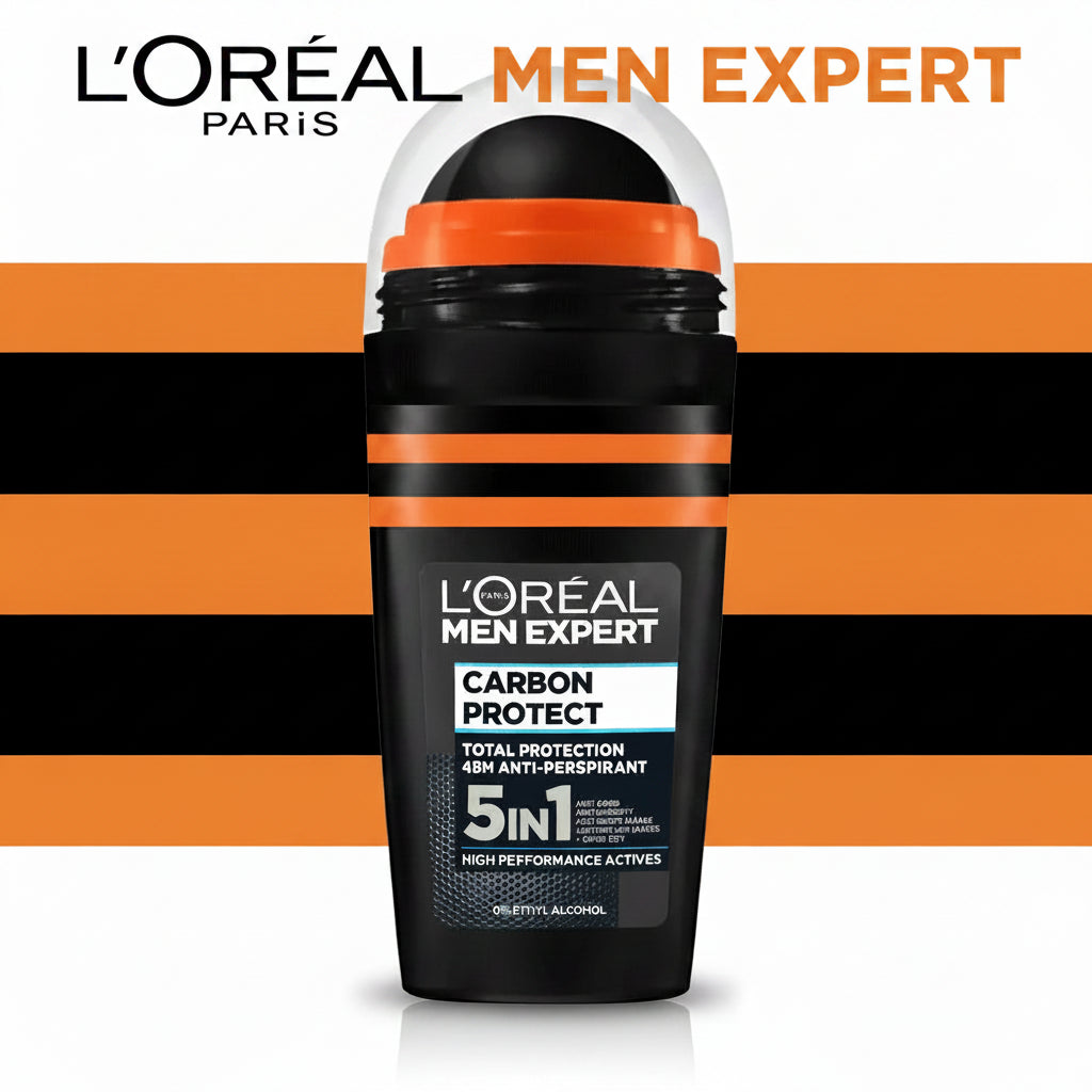 Loreal Men Carbon Protect Roll On 50ml