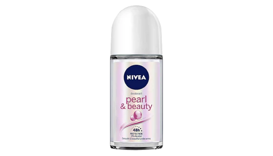 Nivea Pearl & Beauty Antiperspirant Deodorant Roll On For Women 50Ml