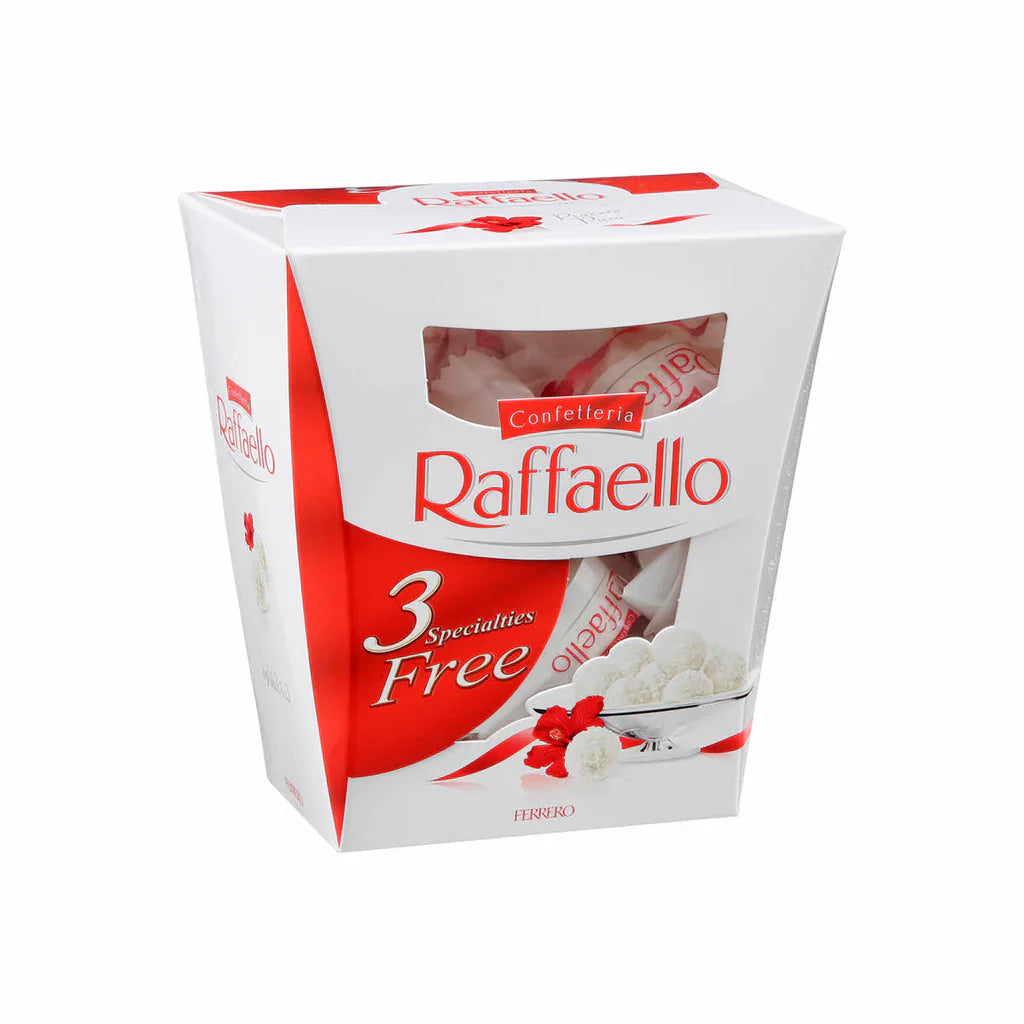 Confetteria Raffaello 3 specialities free ferrero chocolates 200g