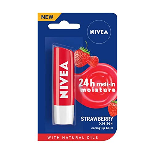 NIVEA LIP BALM STRAWBERRY 4.8G